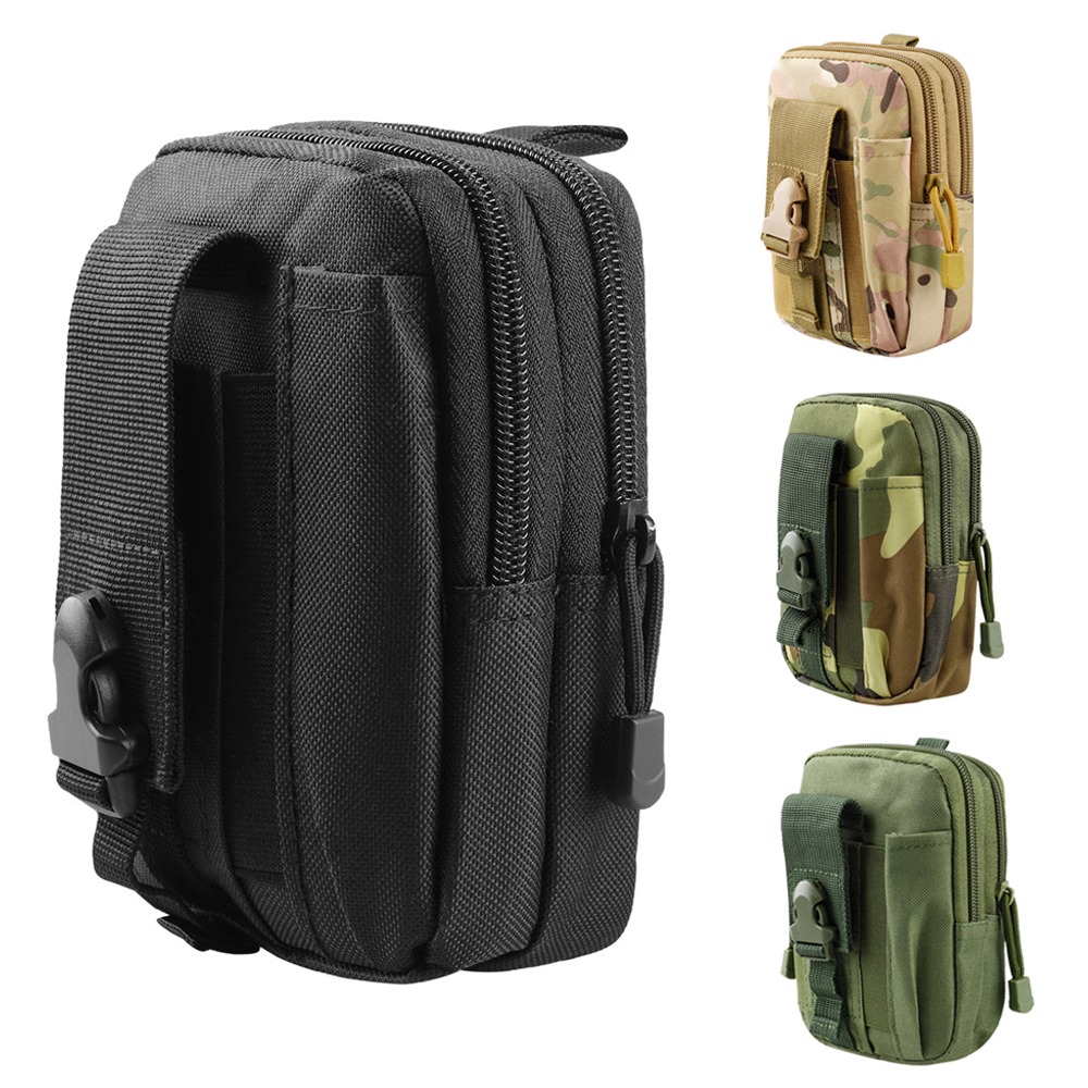 Outdoor Camping Backpack - Tactical Waist Pouch Molle Waist Bag