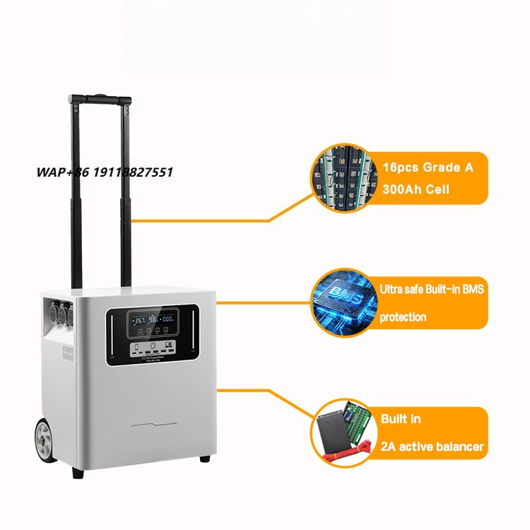 Outdoor In Camping - EBOOM Portable Outdoor LiFePO4 Energy Storage