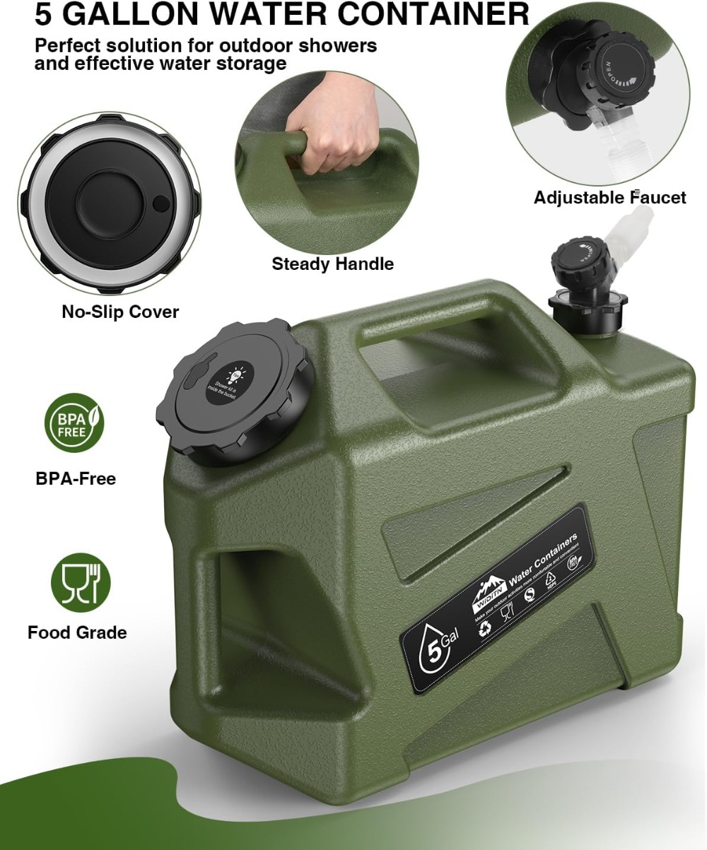 Portable Camping Shower with 5 - Outdoor Camping Shower recensie en prijs