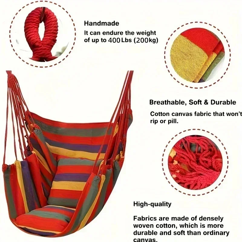 Hot Colorful Striped Canvas Ha - Camping Outdoor Or Indoor recensie en prijs