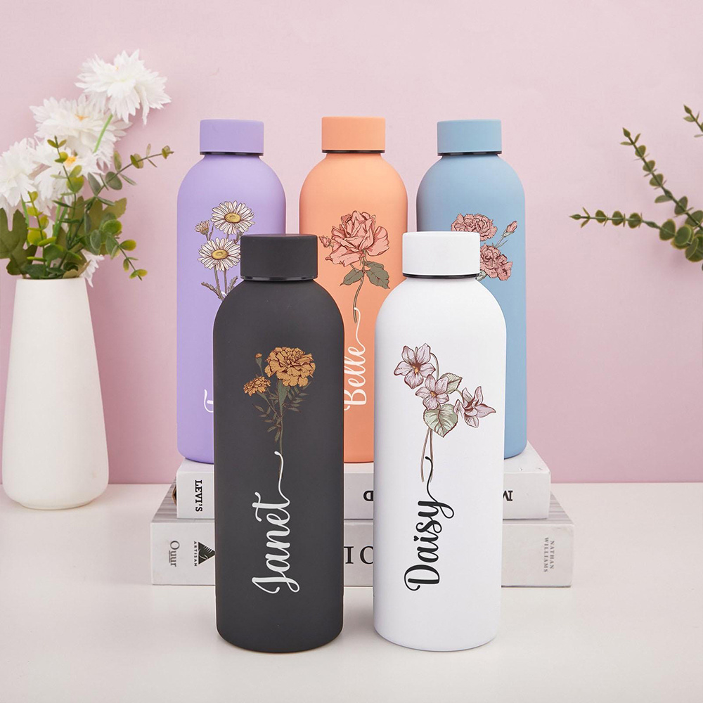 Customized floral water bottle - Outdoor Camping Items recensie en prijs
