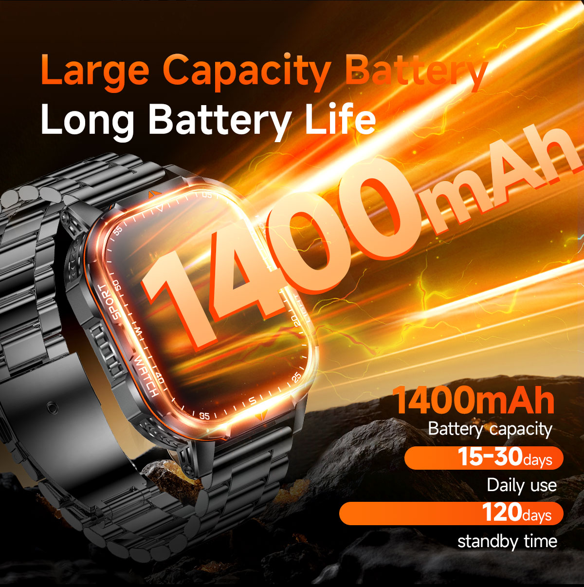 2026 New 1400mAh Super Large B - Outdoor Camping Japan recensie en prijs