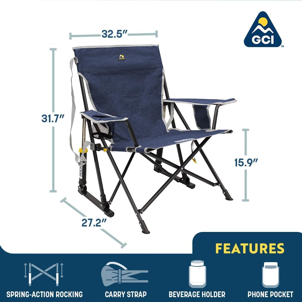 Portable Folding Rocking Chair - Outdoor Camping Rocking Chair recensie en prijs