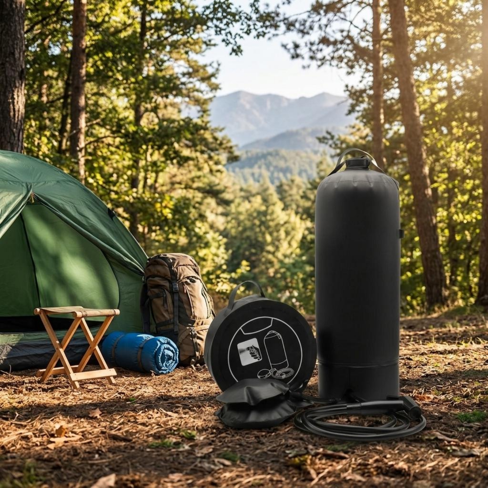 Inflatable Shower Container wi - Outdoor Camping Shower recensie en prijs