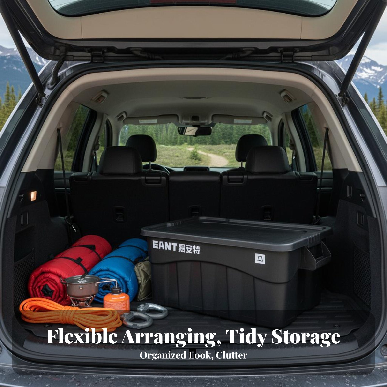 Stackable Utility Box with Tab - Outdoor Camping Meals recensie en prijs