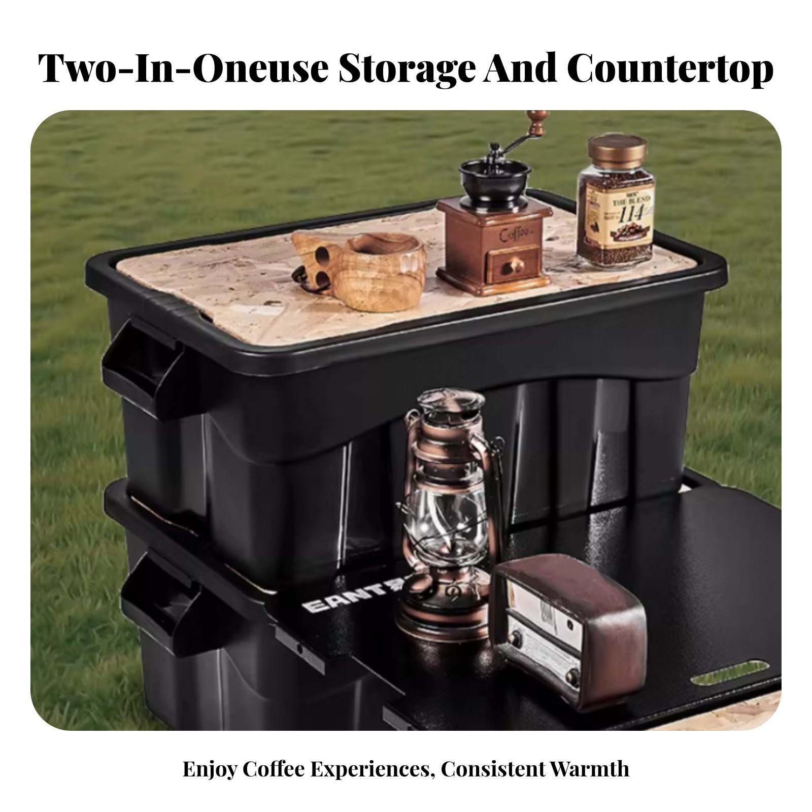 Stackable Utility Box with Tab - Outdoor Camping Meals recensie en prijs