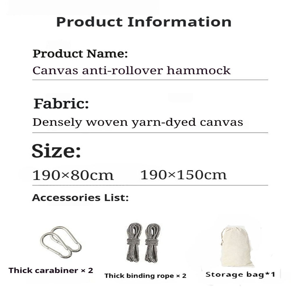 Hammock outdoor swing, anti -  - Camping Outdoor Or Indoor recensie en prijs