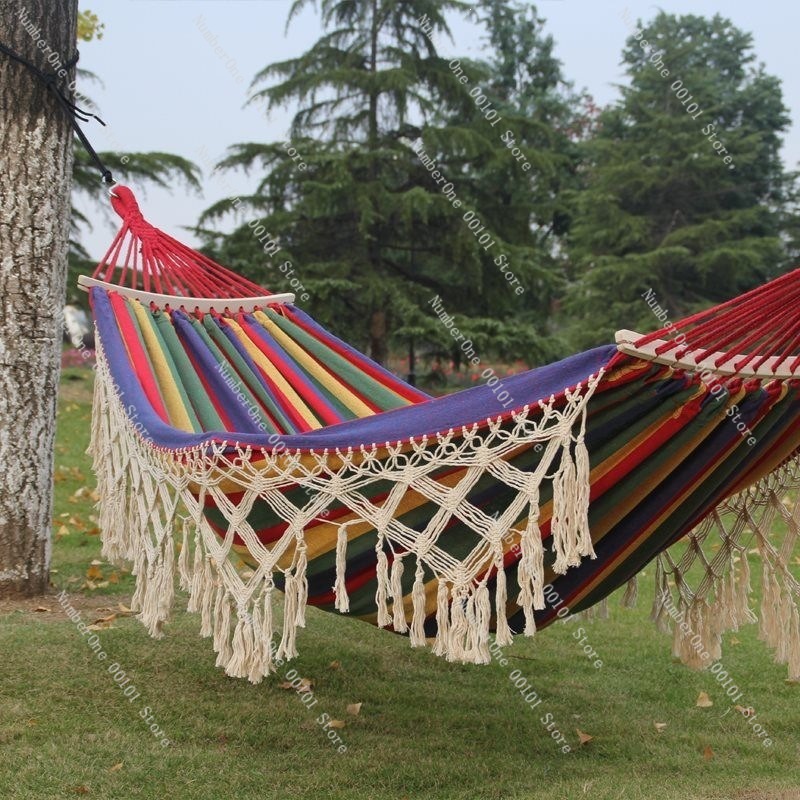 Canvas Double Hammock with Tas - Outdoor Chair Camping recensie en prijs