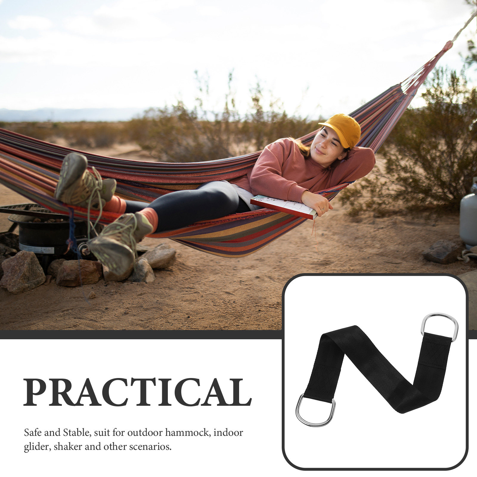 2Pcs Tree Swing Connecting Str - Outdoor Chair Camping recensie en prijs