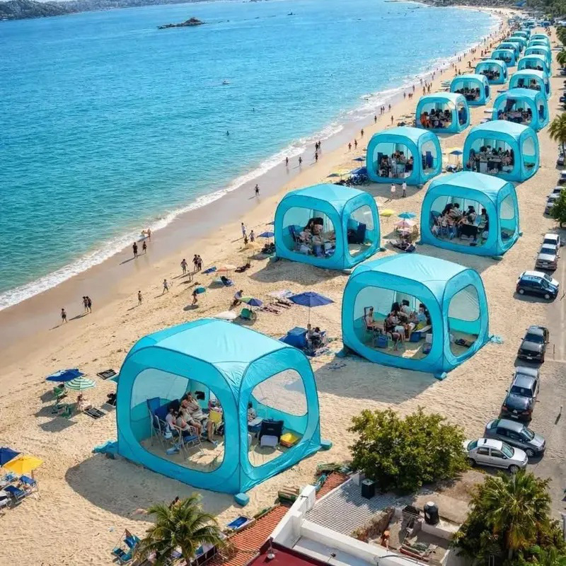 Beach Cabana Tent Quick Set up - Outdoor Camping Rentals recensie en prijs