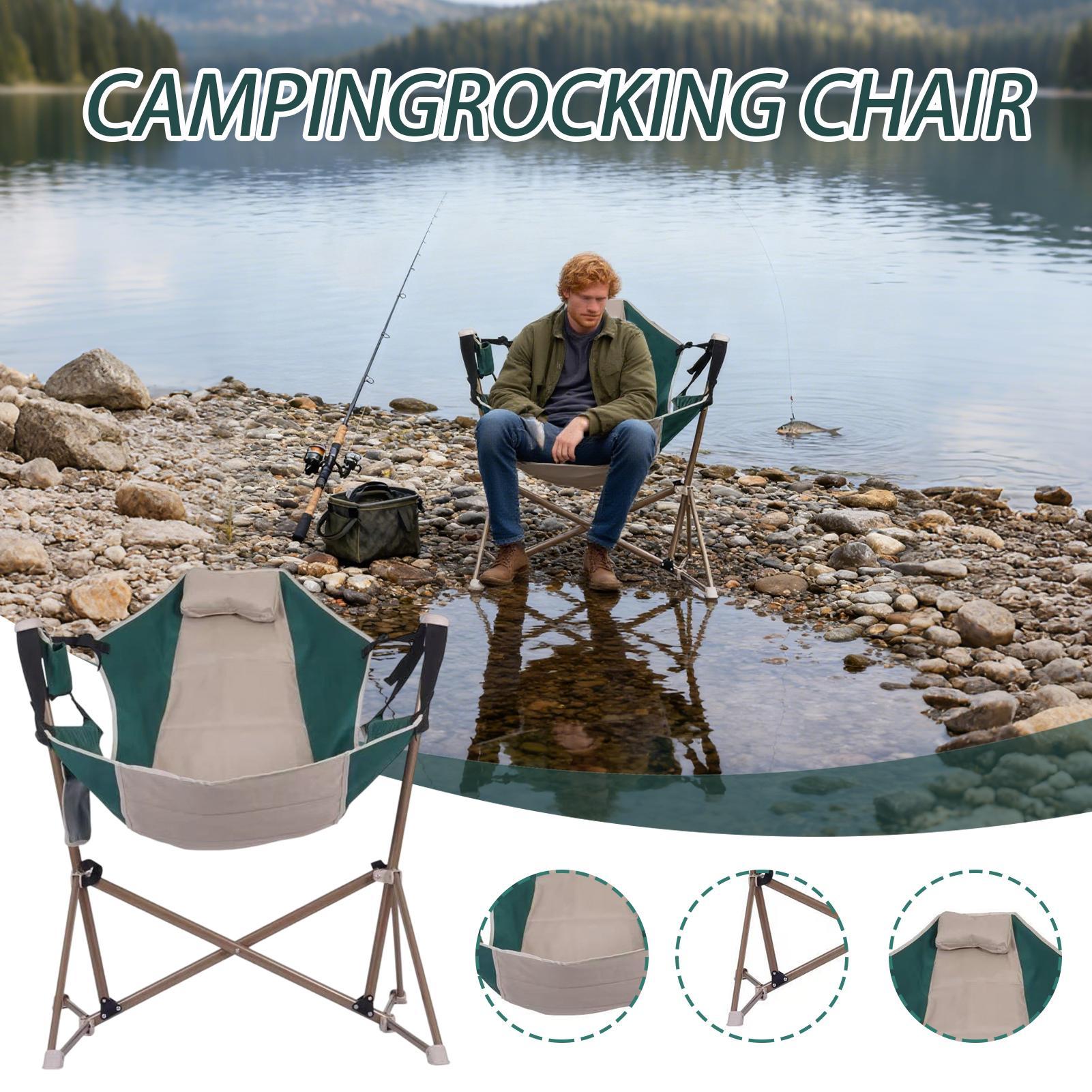 Portable Rocking Chair Park Sw - Outdoor Camping Rocking Chair recensie en prijs