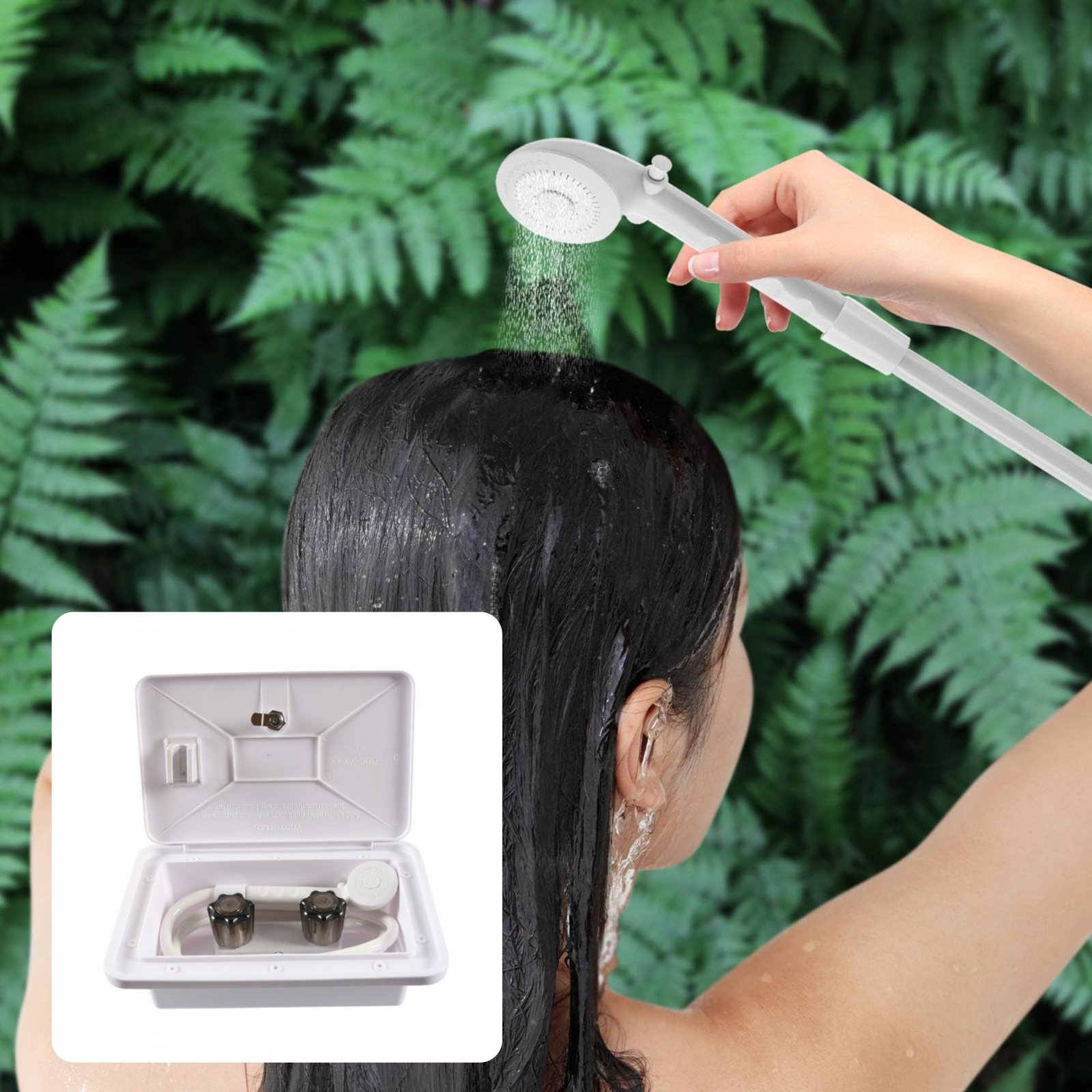 RV Exterior Shower Box Compact - Outdoor Camping Shower recensie en prijs