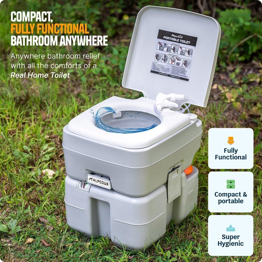 Portable Toilet – Compact Indo - Camping Outdoor Or Indoor recensie en prijs