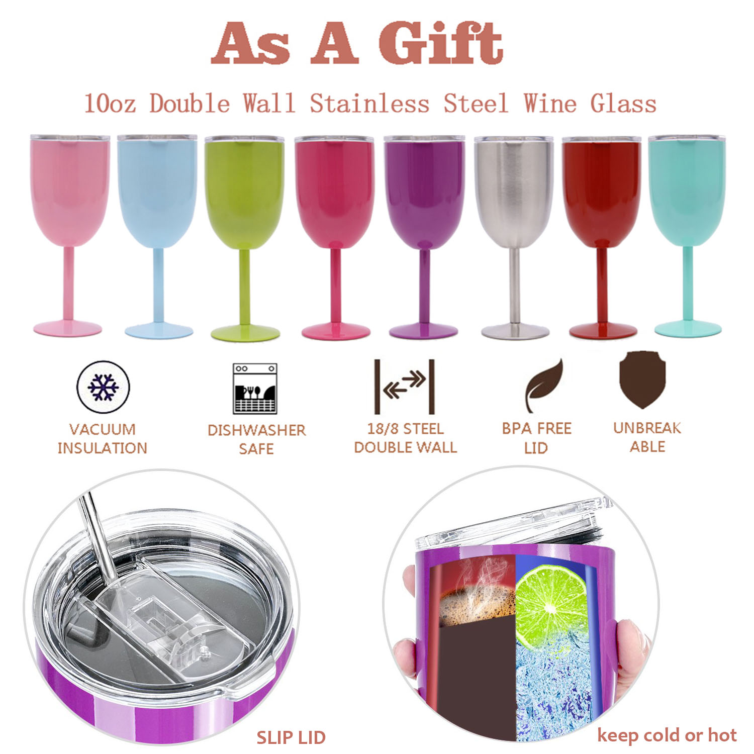 Custom Stainless Steel Wine Gl - Outdoor Camping Items recensie en prijs
