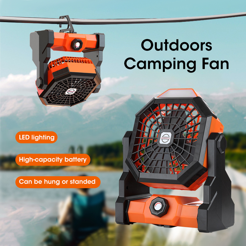 10000mAh Camping Fan with LED  - Outdoor Camping Items recensie en prijs