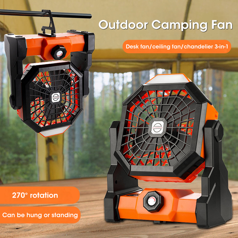 10000mAh Camping Fan with LED  - Outdoor Camping Items recensie en prijs