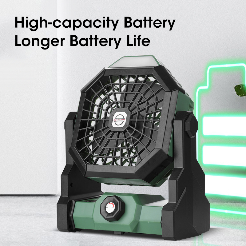 10000mAh Camping Fan with LED  - Outdoor Camping Items recensie en prijs