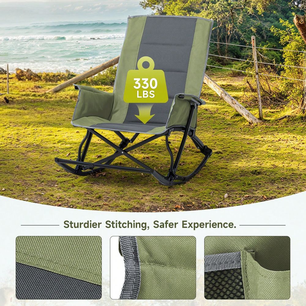 Camping Chair For Adults, Fold - Outdoor Camping Rocking Chair recensie en prijs