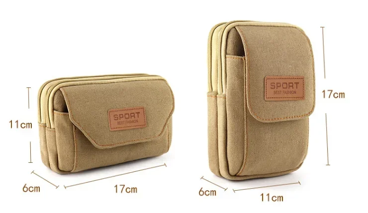 6.5 Inches Men Soft Pouch Belt - Outdoor Camping Backpack recensie en prijs