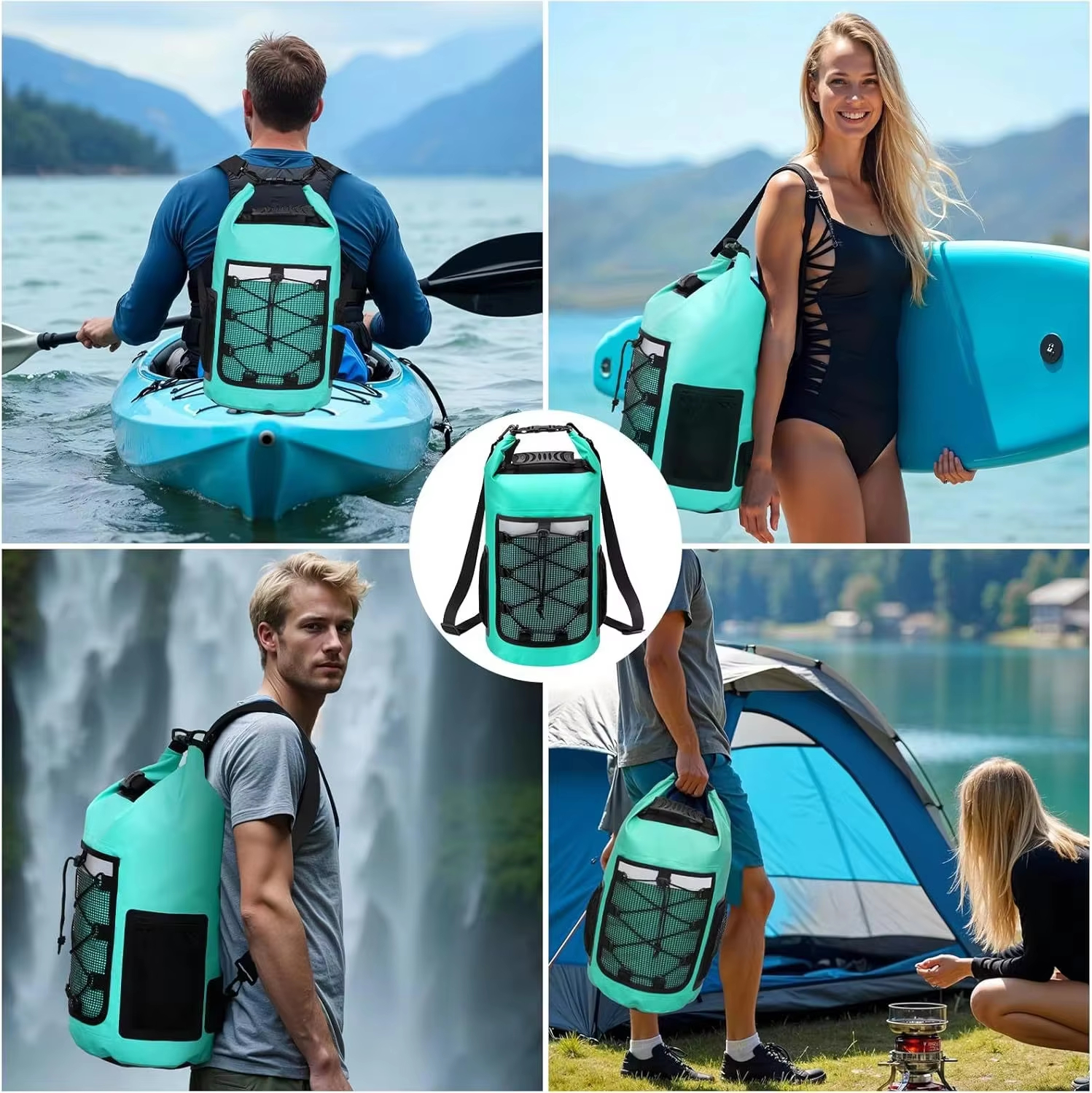 25L PVC Dry Drift Waterproof B - Outdoor Camping Backpack recensie en prijs