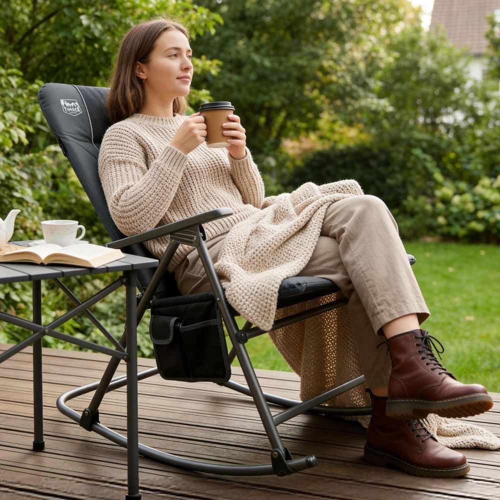 Oversized Folding Rocking Camp - Outdoor Camping Rocking Chair recensie en prijs