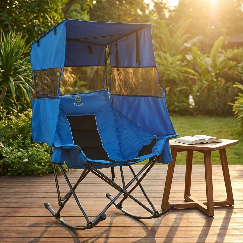 Rocking Camping Chair with Can - Outdoor Camping Rocking Chair recensie en prijs