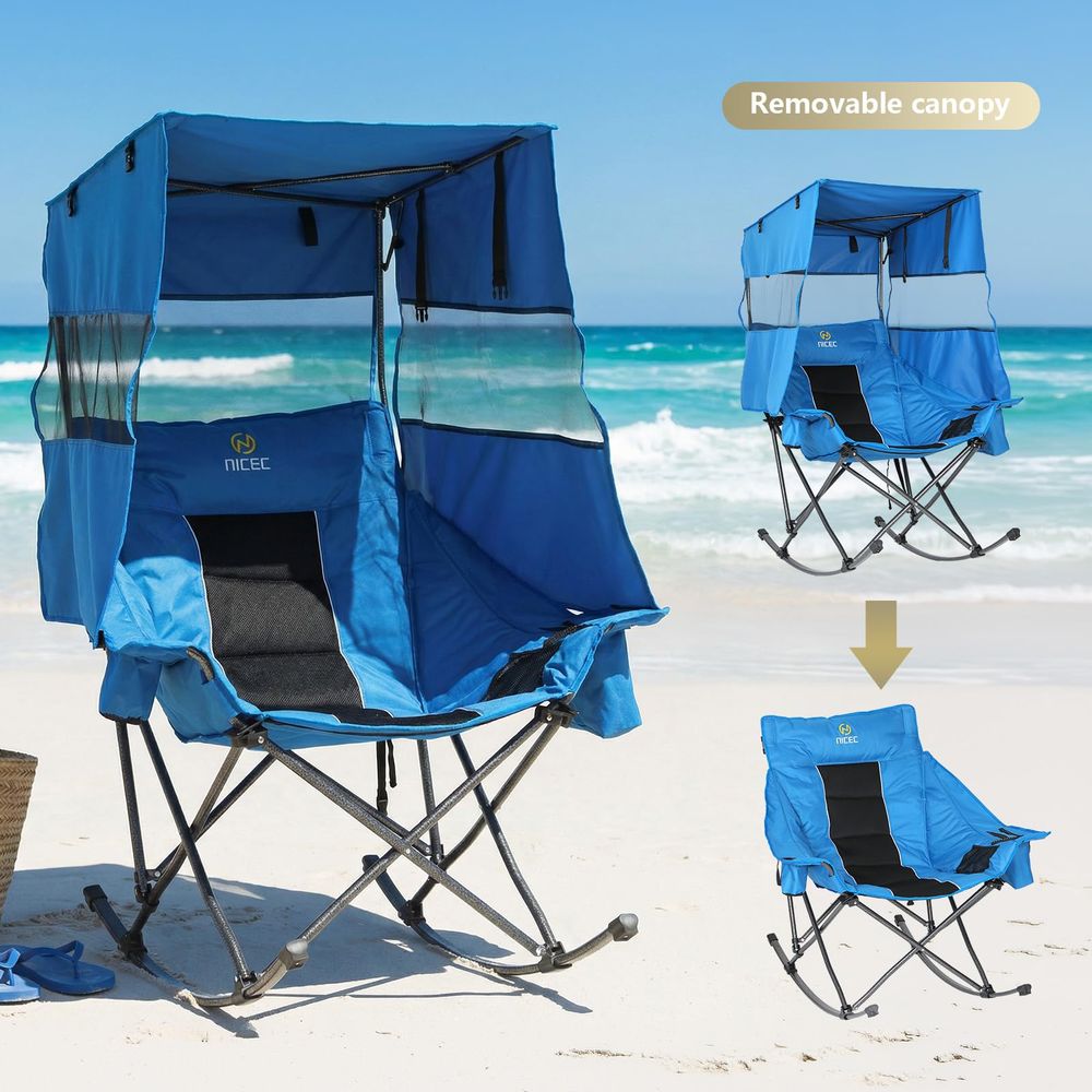 Rocking Camping Chair with Can - Outdoor Camping Rocking Chair recensie en prijs
