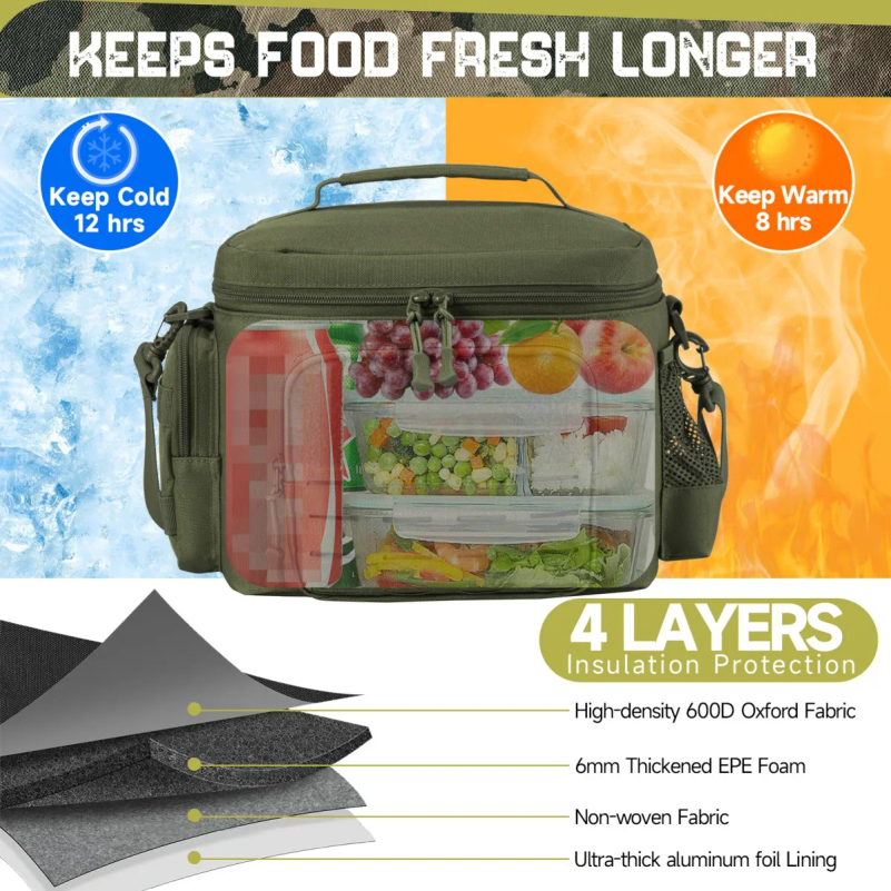 Tactical Lunch Box for Men Out - Outdoor Camping Meals recensie en prijs