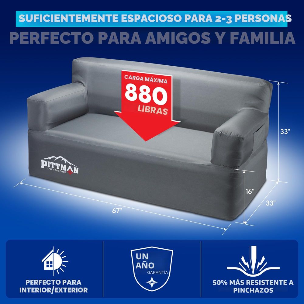 Inflatable sofa with integrate - Camping Outdoor Or Indoor recensie en prijs