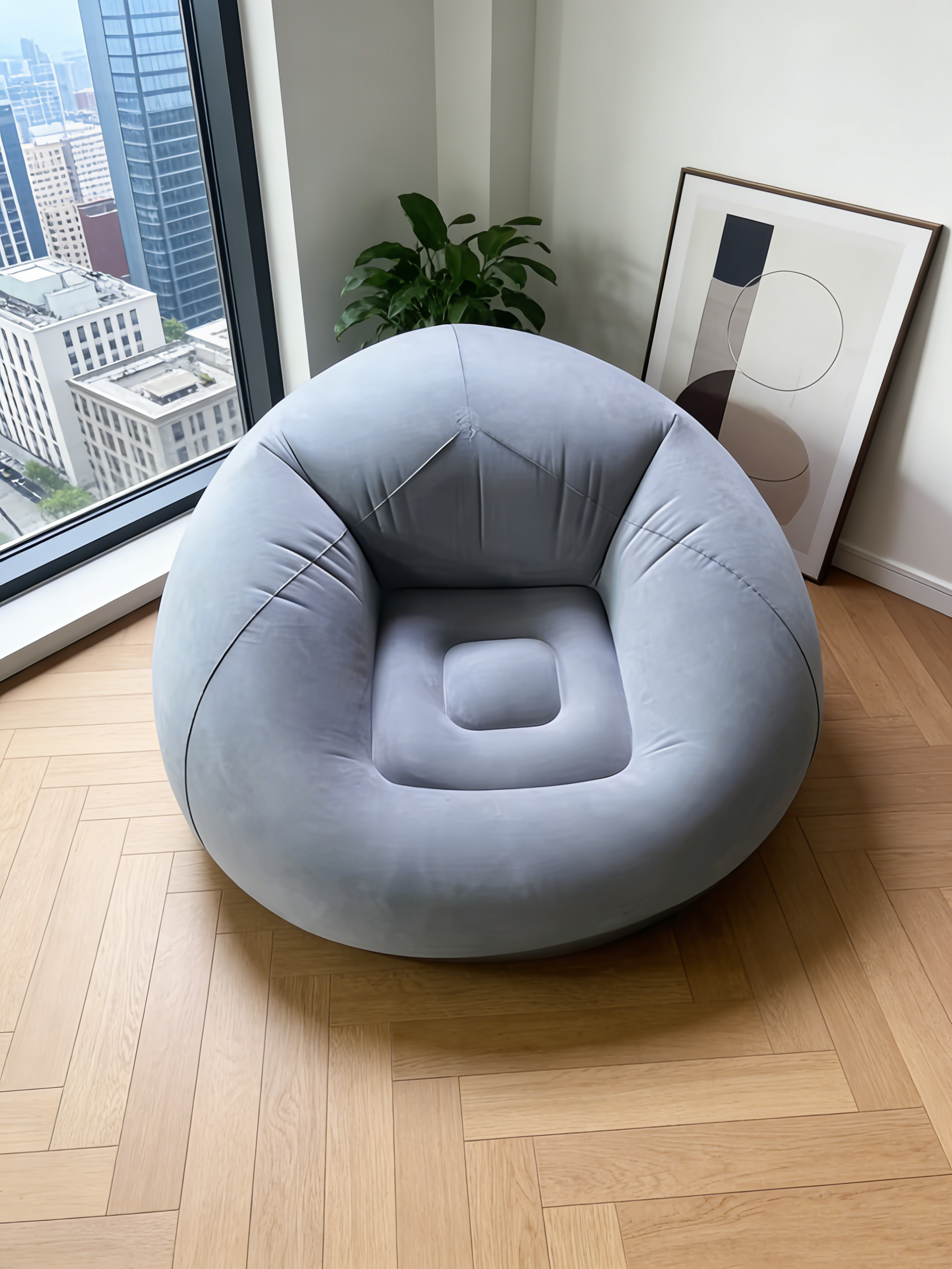 Portable Inflatable Round Air  - Outdoor Chair Camping recensie en prijs