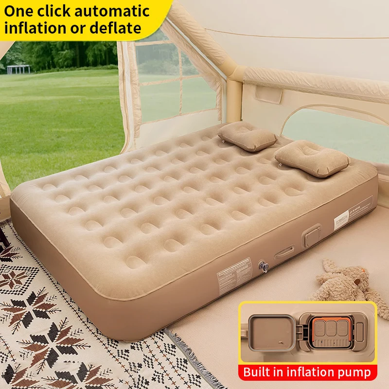 New Air Mattress Built-in Pump - Camping Outdoor Or Indoor recensie en prijs
