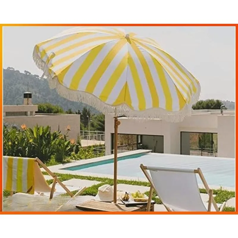 2026 2-meter Yellow Striped Um - Outdoor Camping Events 2026 recensie en prijs