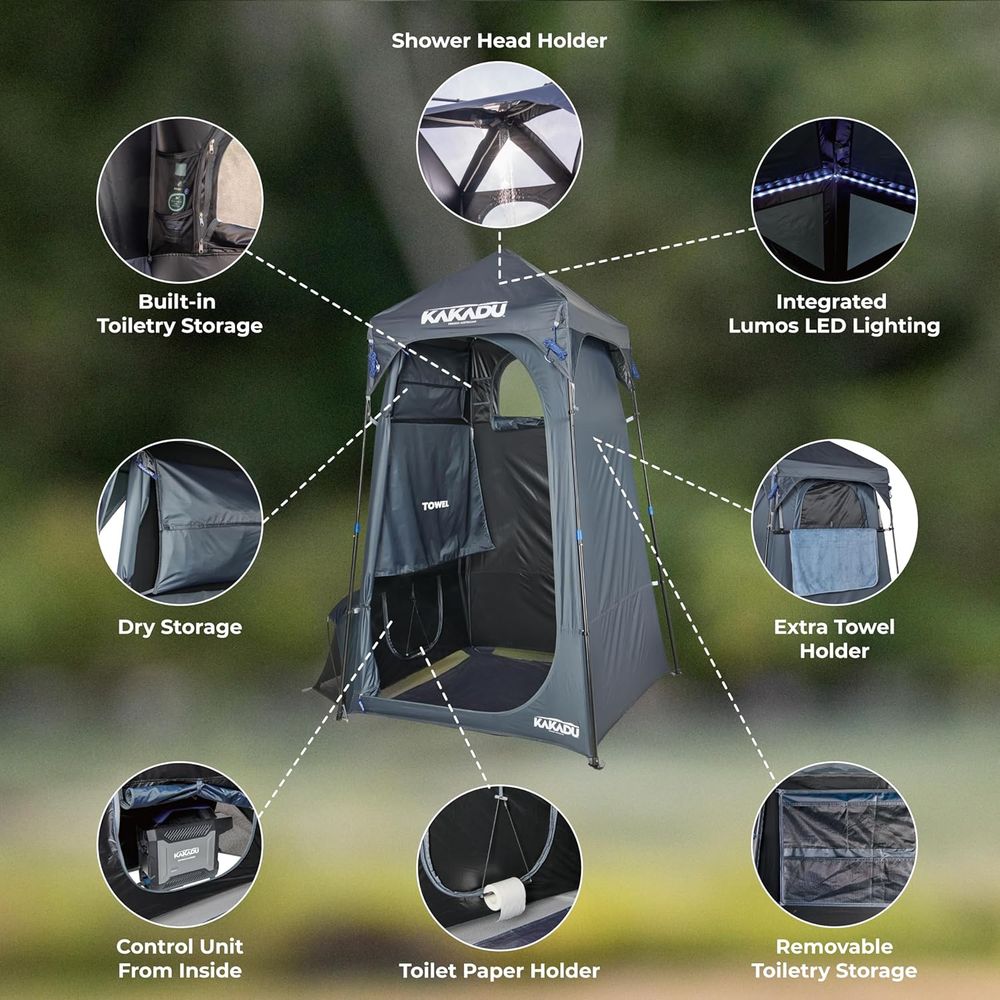 Portable Outdoor Shower Tent w - Outdoor Camping Shower recensie en prijs