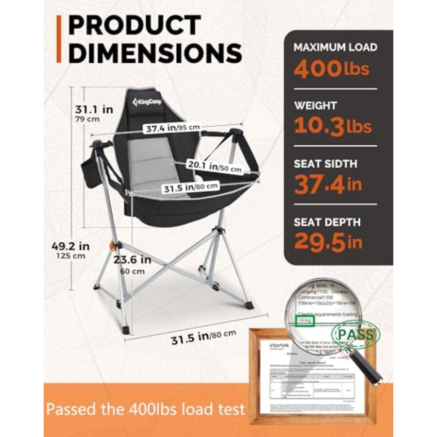 Hammock Camping Chair, Swingin - Outdoor Camping Rocking Chair recensie en prijs