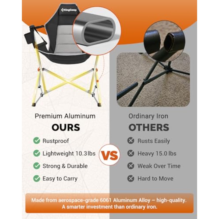 Hammock Camping Chair, Swingin - Outdoor Camping Rocking Chair recensie en prijs